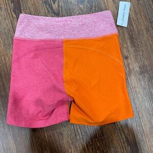 Outdoor voices color block bike shorts
